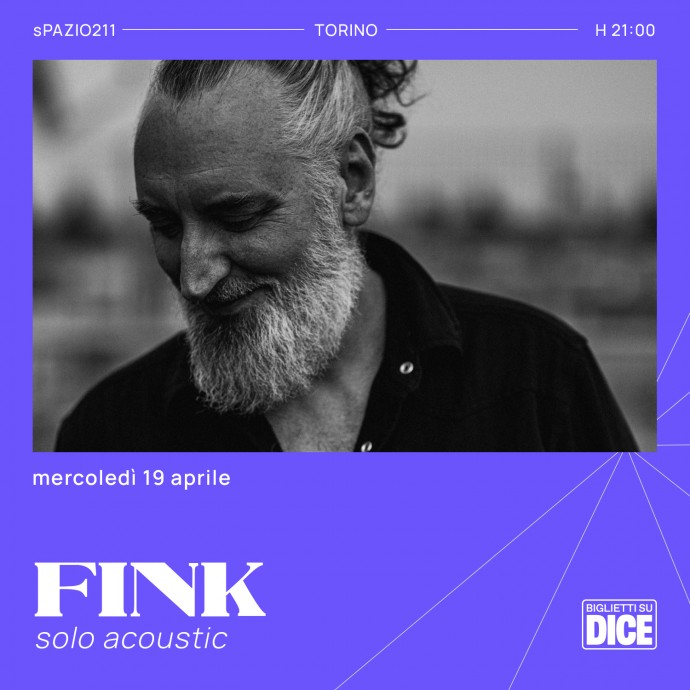 Fink, sette appuntamenti in Italia in versione acustica il prossimo aprile, il 19 a Spazio211 di Torino